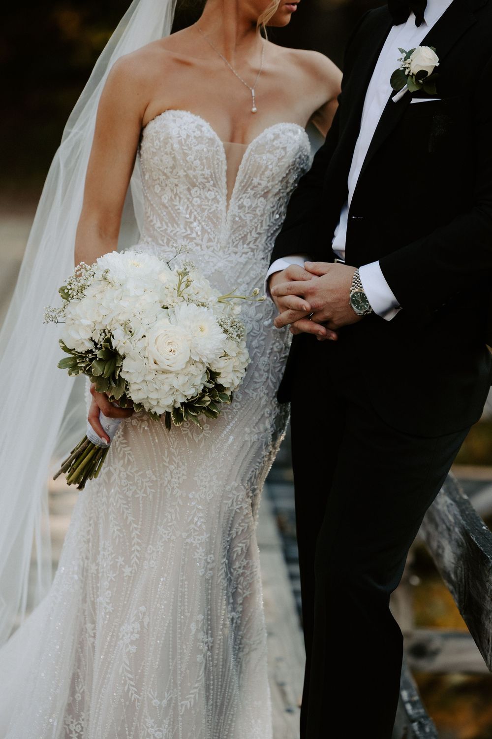 A moment for the dress: wedding photography.