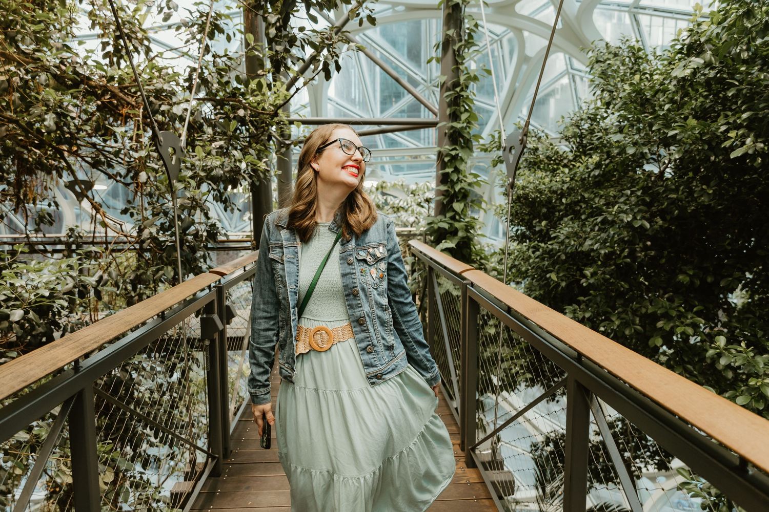 Photo Session at the Amazon Spheres in Seattle