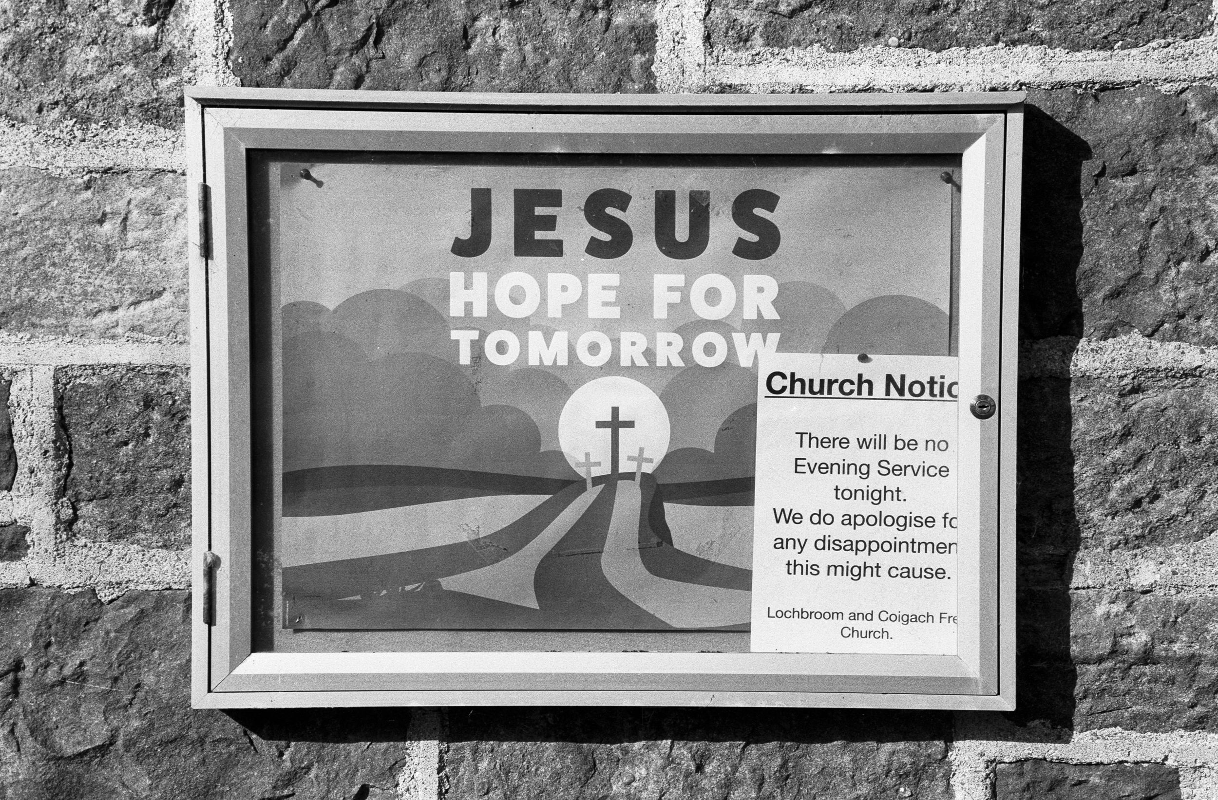 amusing church notice ullapool