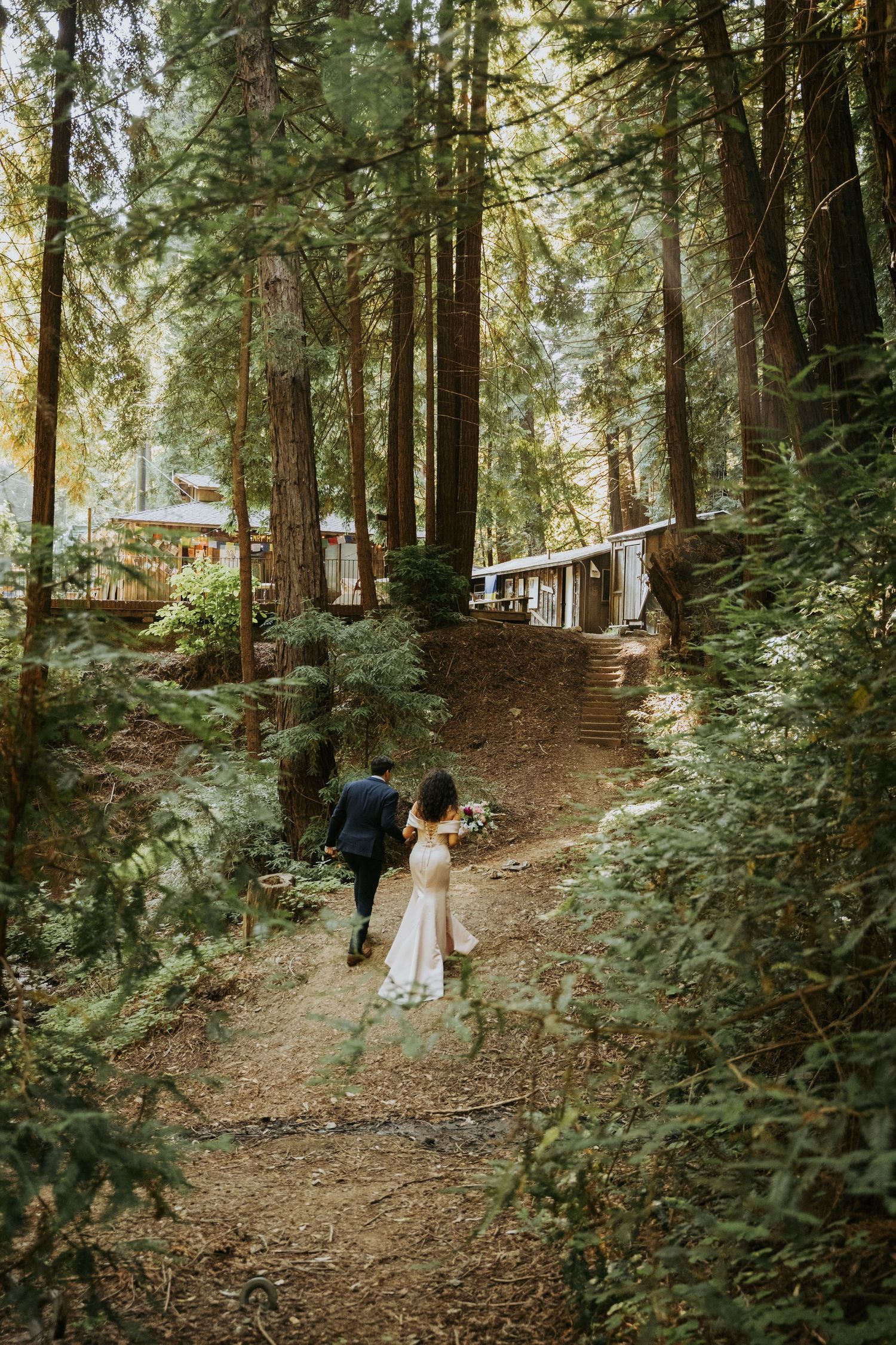 henry miller library big sur wedding venues bride and groom photos