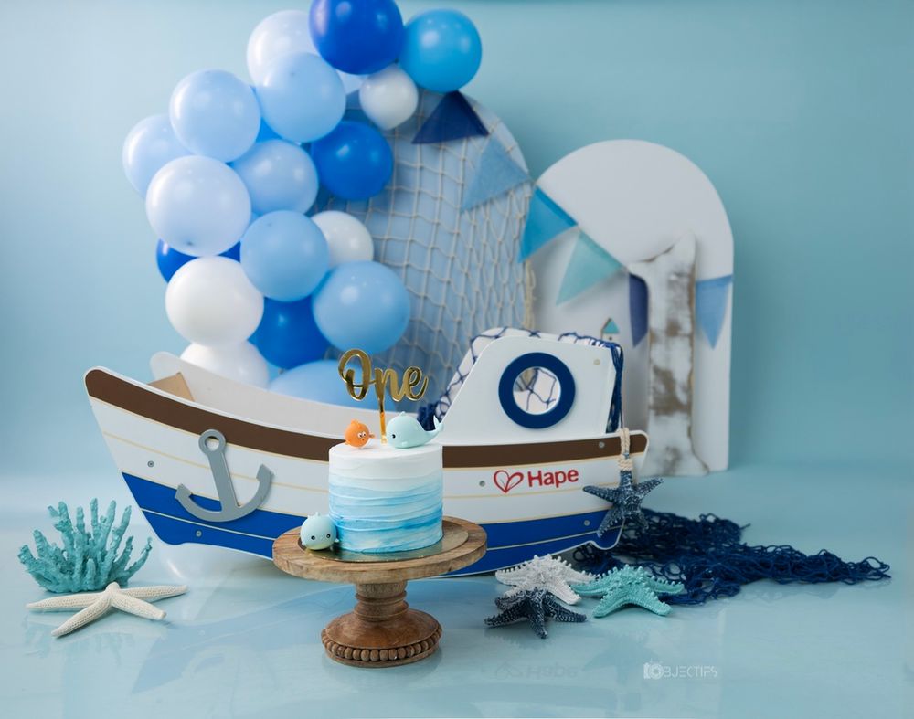 Photo smash the cake en studio à Québec
