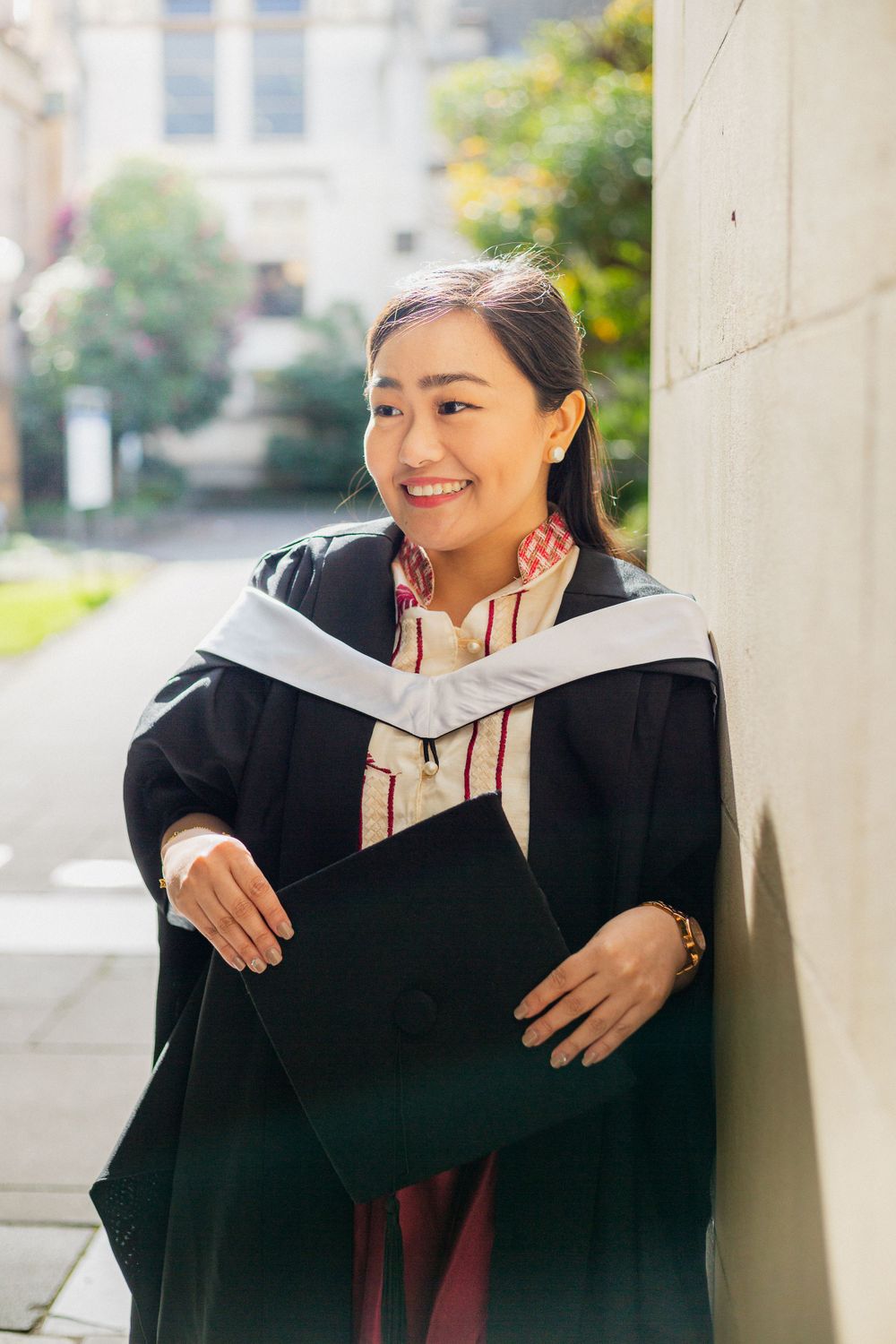 a graduation portrait