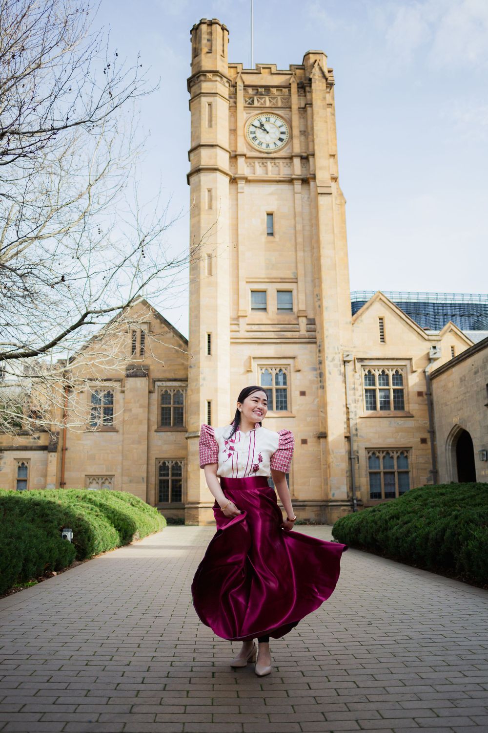 a graduation portrait