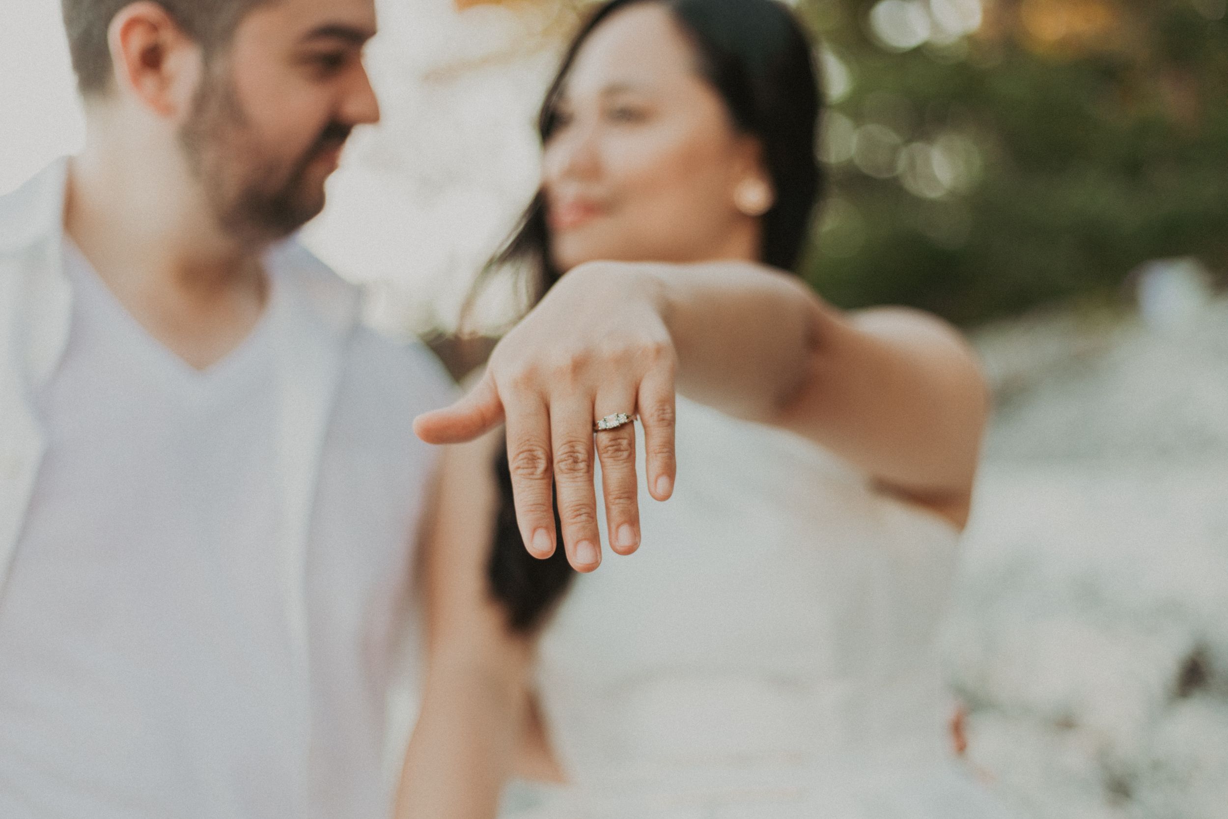 Stunning engagement session at Lighthouse Park in Vancouver, BC.