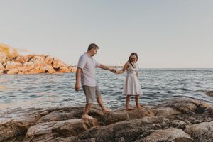 Stunning engagement session at Lighthouse Park in Vancouver, BC.