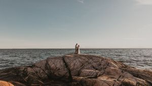 Stunning engagement session at Lighthouse Park in Vancouver, BC.