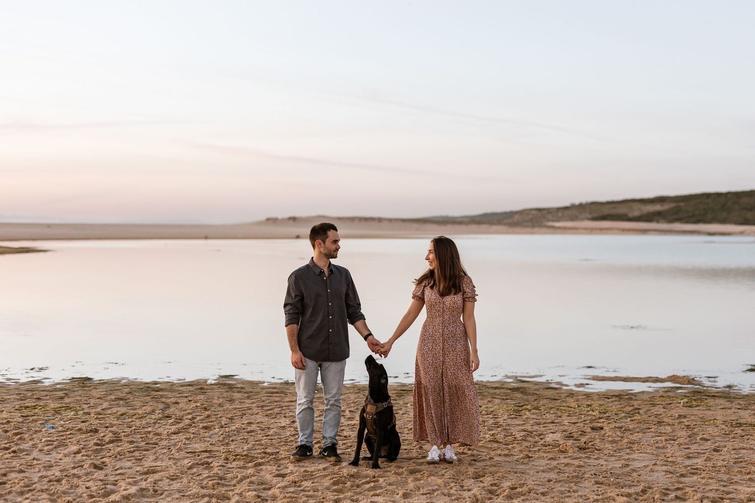 Pre-wedding photoshoot in Lagoa de Albufeira, Lisbon, Portugal