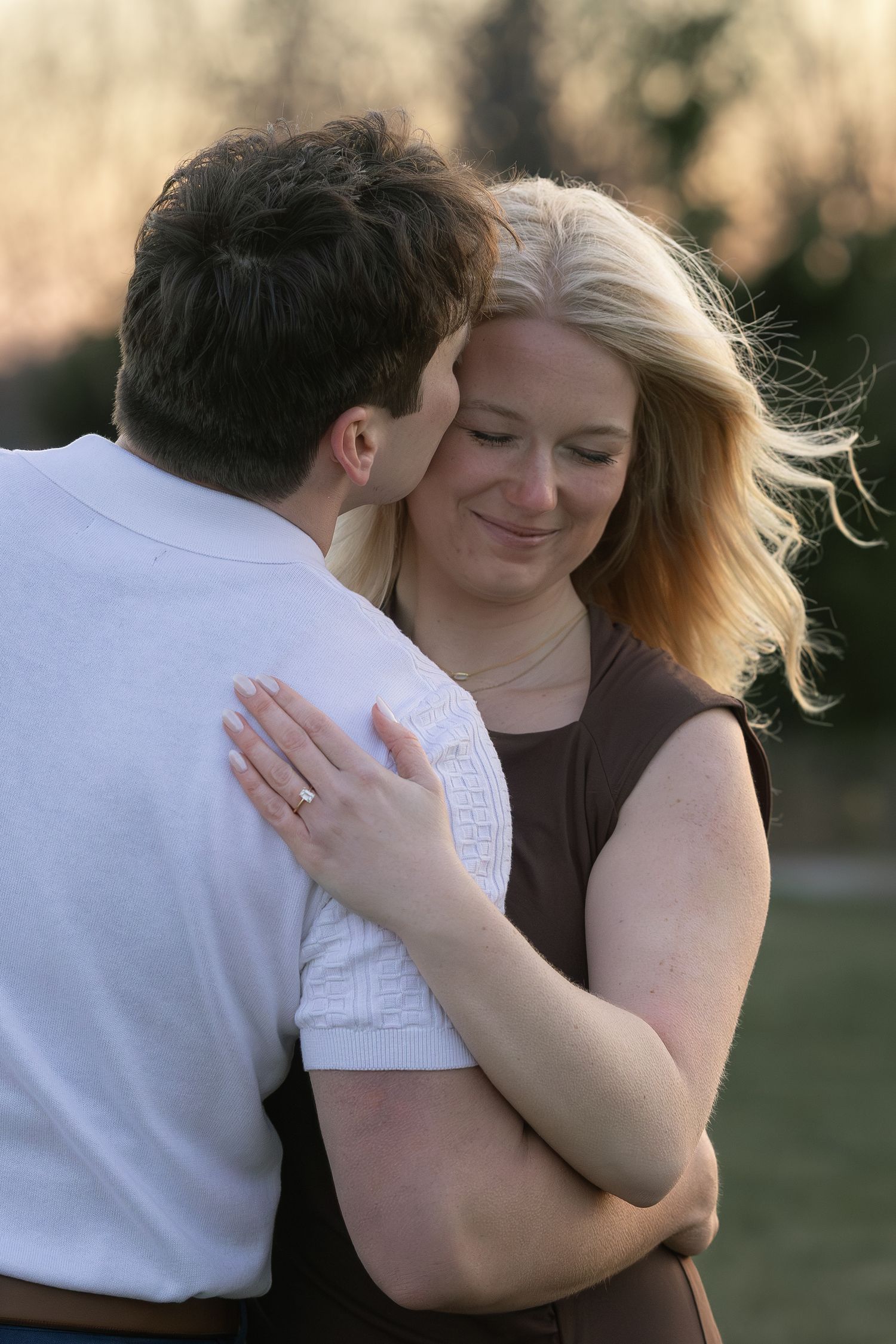 Indianapolis spring proposal at coxhall gardens
