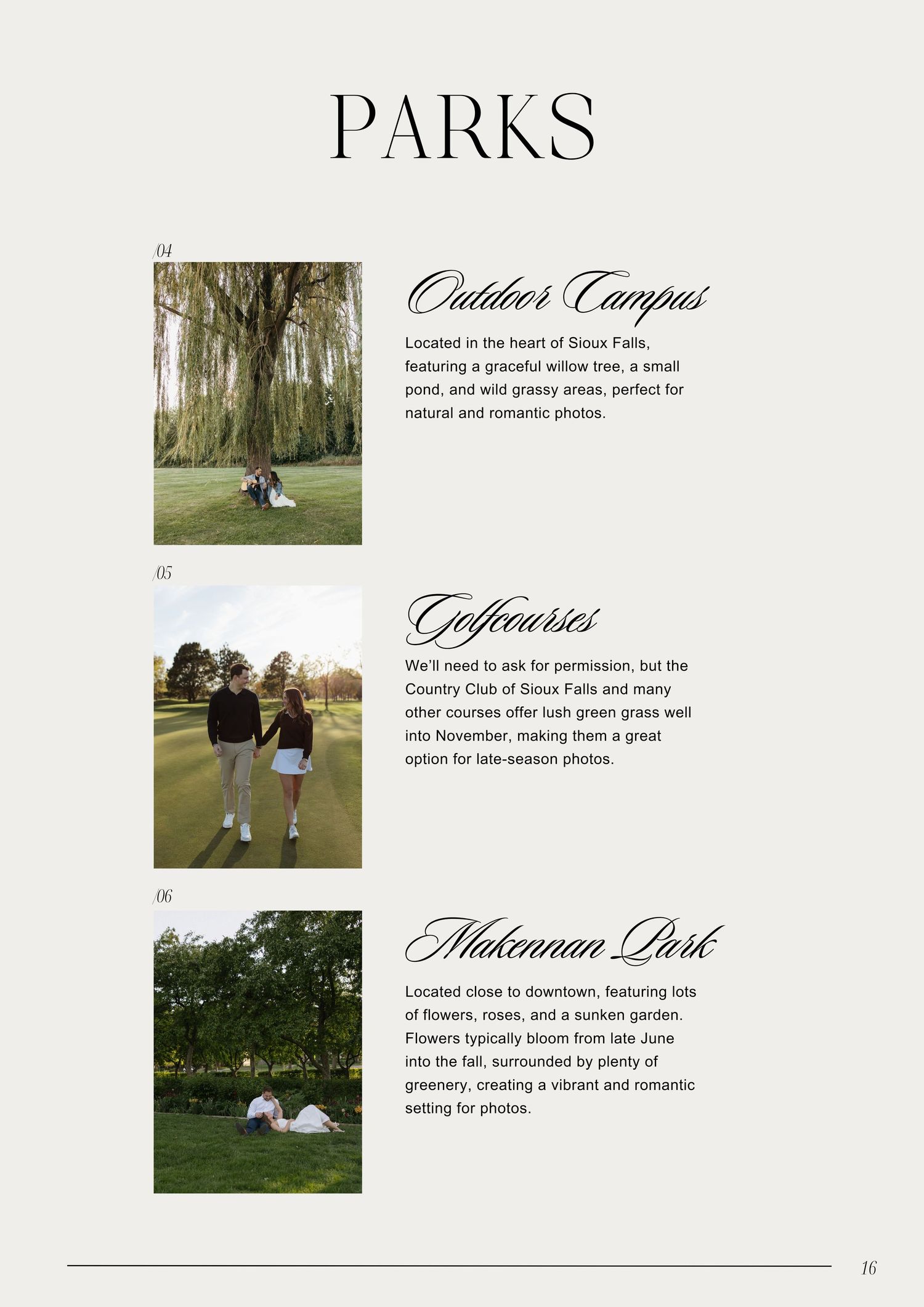 The image shows a park sign with descriptions of three different parks - Chulalongkorn Campus, Chatuchak, and Lumphini Park.