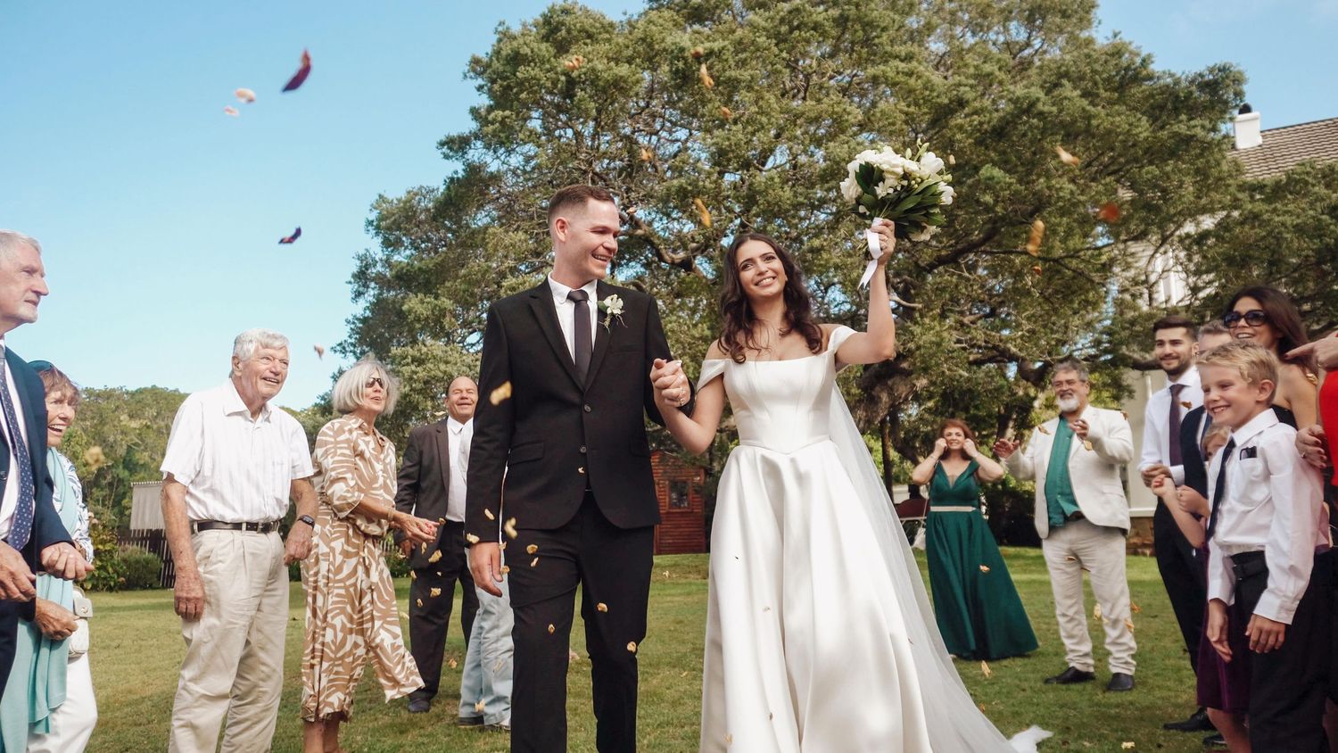 Knysna wedding photographer and videographer capturing bride and groom