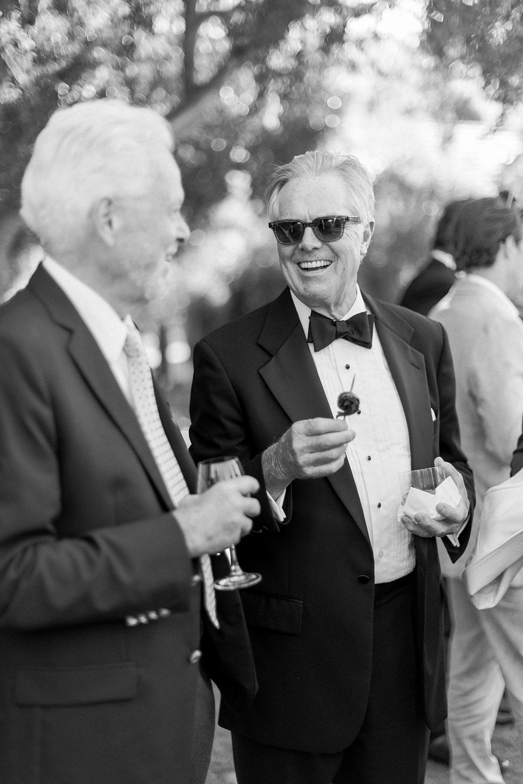 Guests enjoying cocktail hour at Bernardus Lodge Carmel Valley