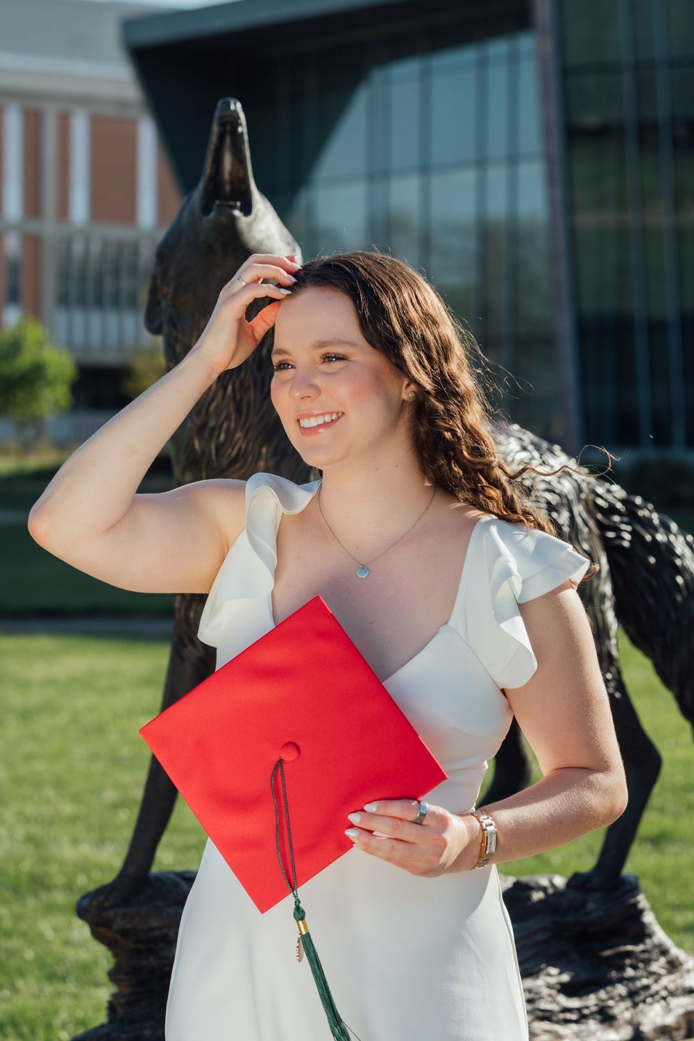 College Grad Photo Session, University of South Dakota USD, Vermillion, SD, South Dakota Photographer, Grad Photos Photographer Sioux Falls