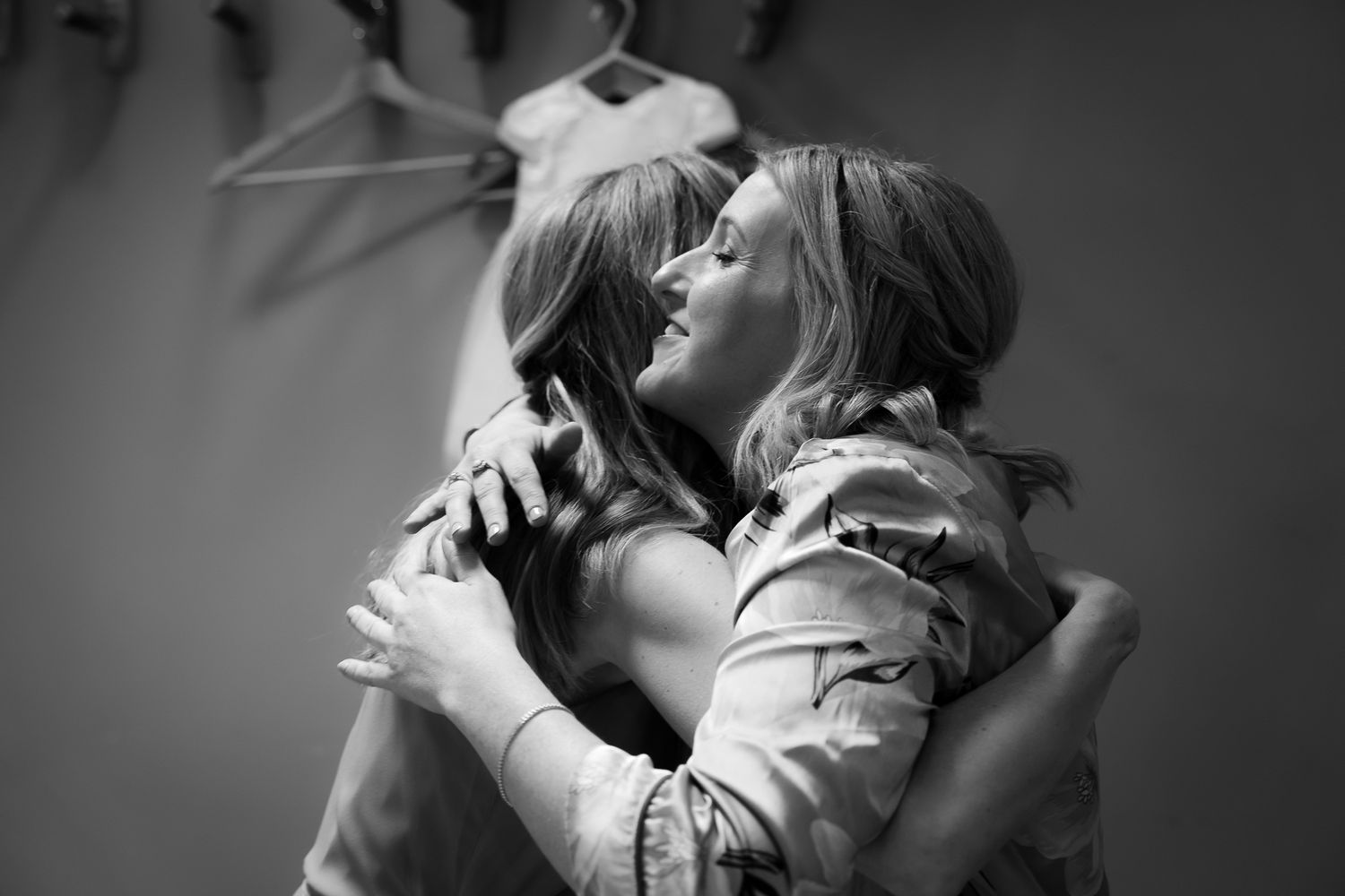 Black and white sequence of intimate dance moments. Woodhill Hall.
