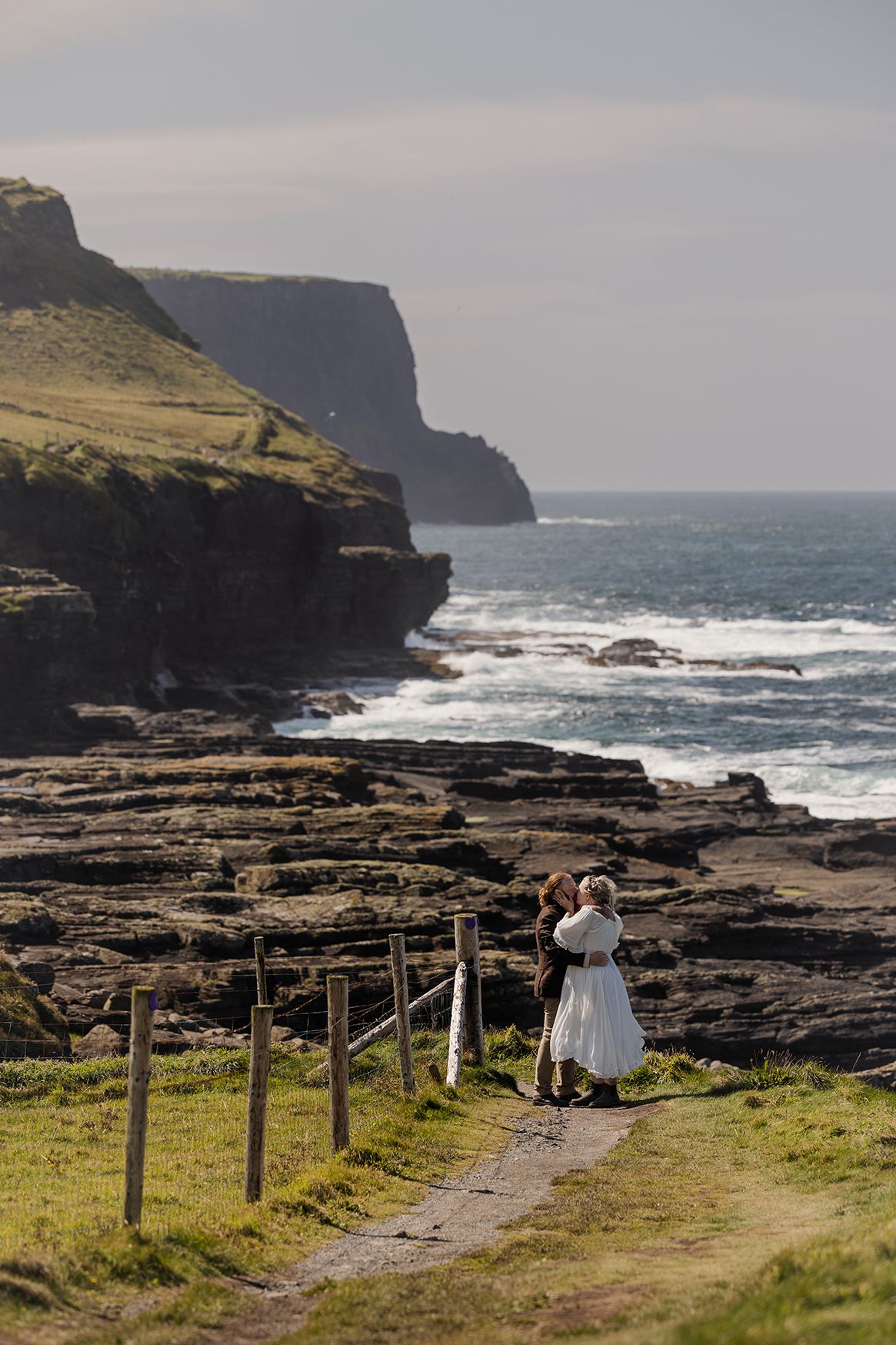 Adventure elopement along Wild Atlantic Way Ireland