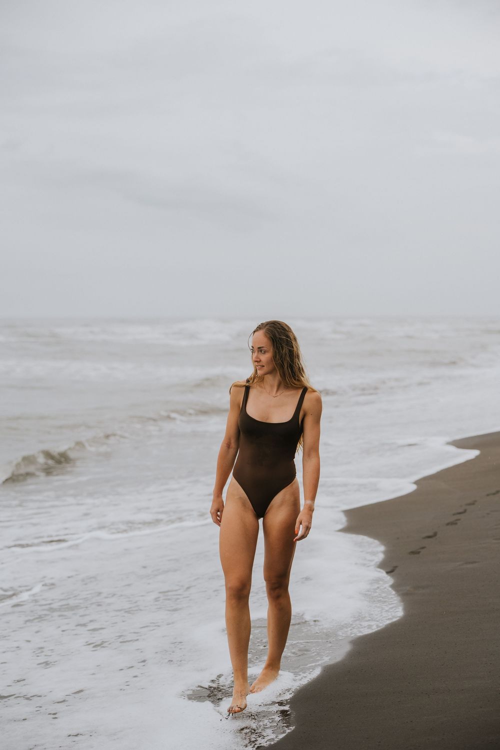 Solo lifestyle photography in Bali at Menenging Beach