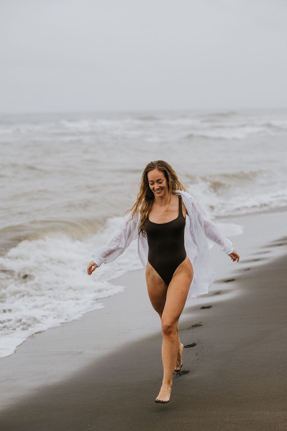 Solo lifestyle photography in Bali at Menenging Beach