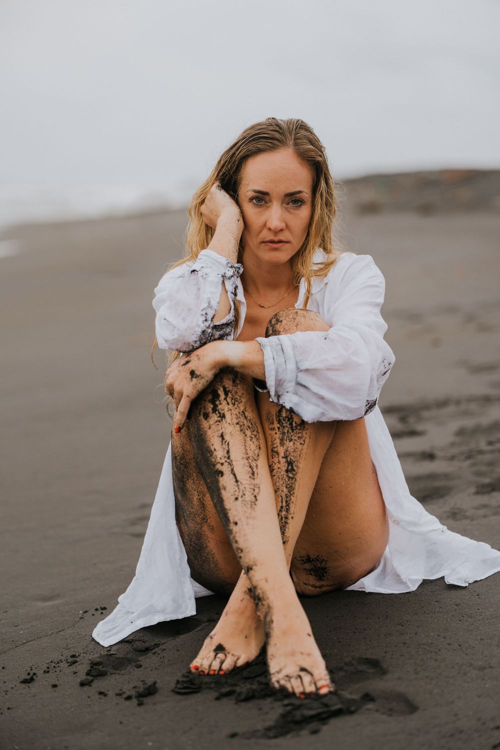 Solo lifestyle photography in Bali at Menenging Beach