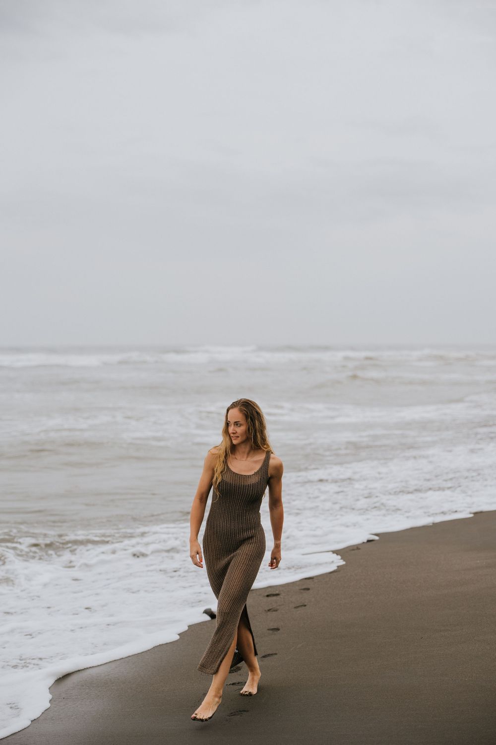 Solo lifestyle photography in Bali at Menenging Beach