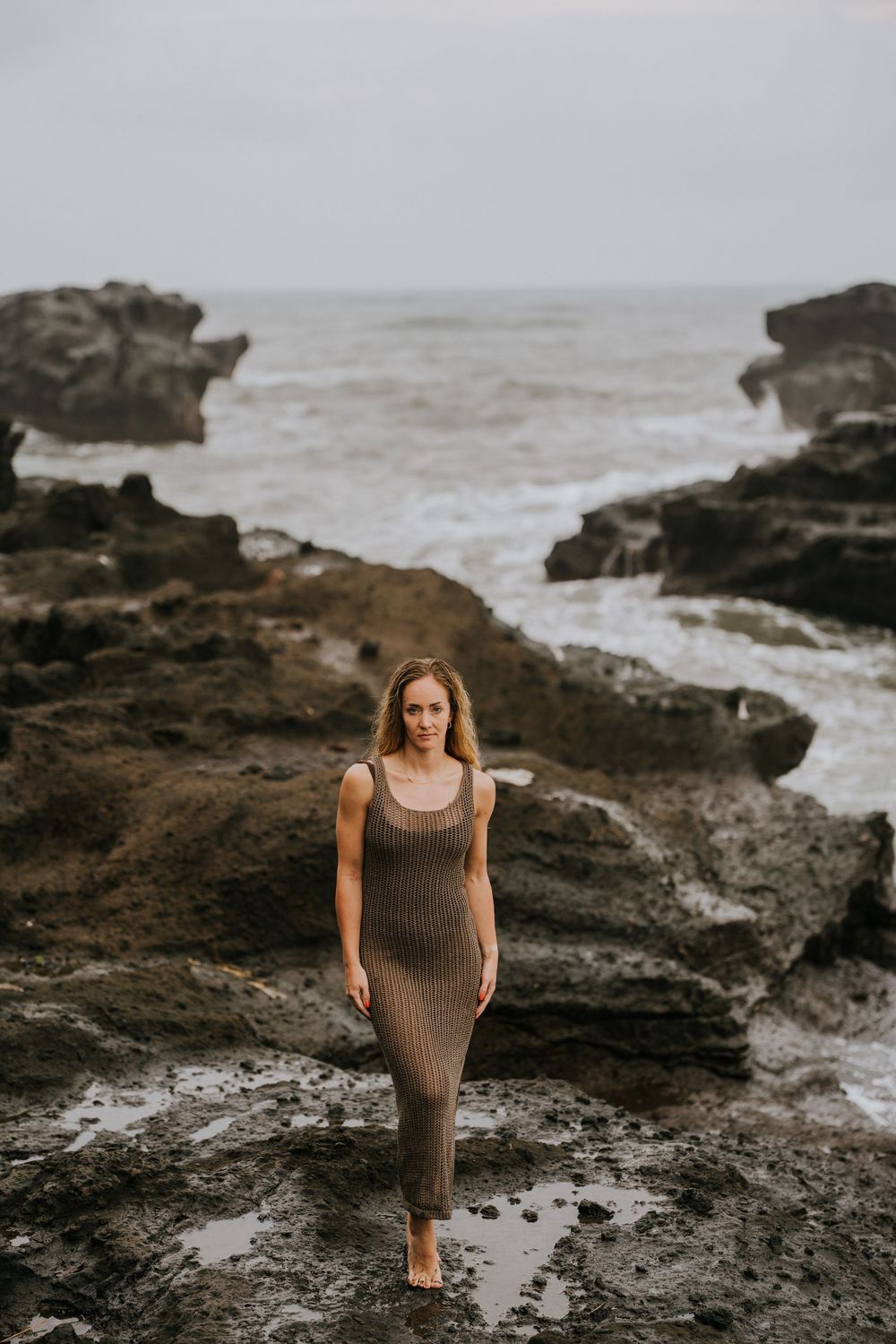 Solo lifestyle photography in Bali at Menenging Beach