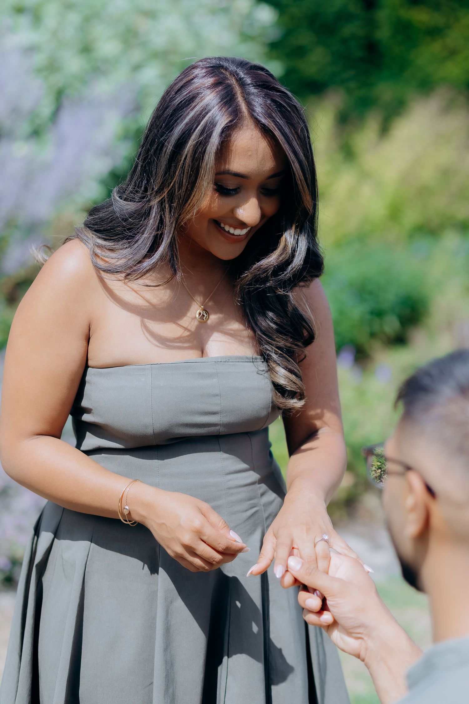 Surprise proposal captured by Cotswolds proposal photographer