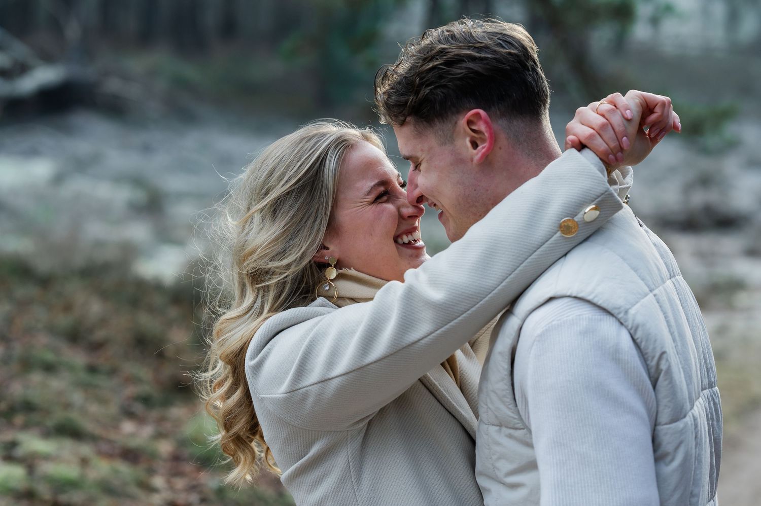 pre-weddingshoot gefotografeerd door christelijke trouwfotograaf t bluk Laren