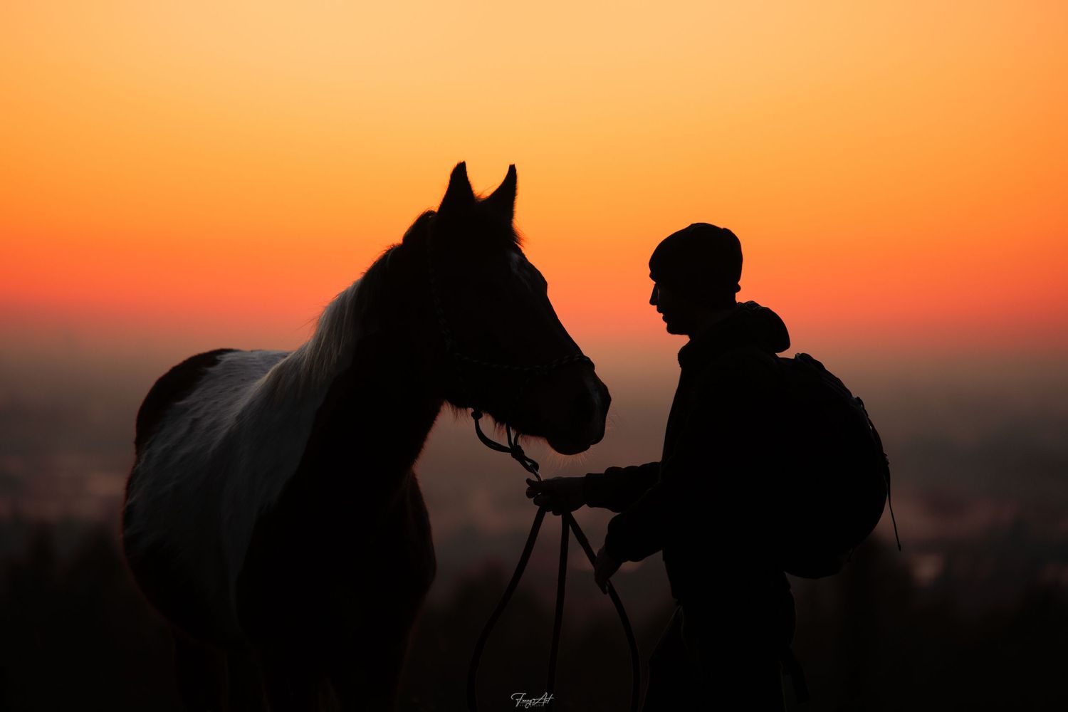 Duo couché de soleil