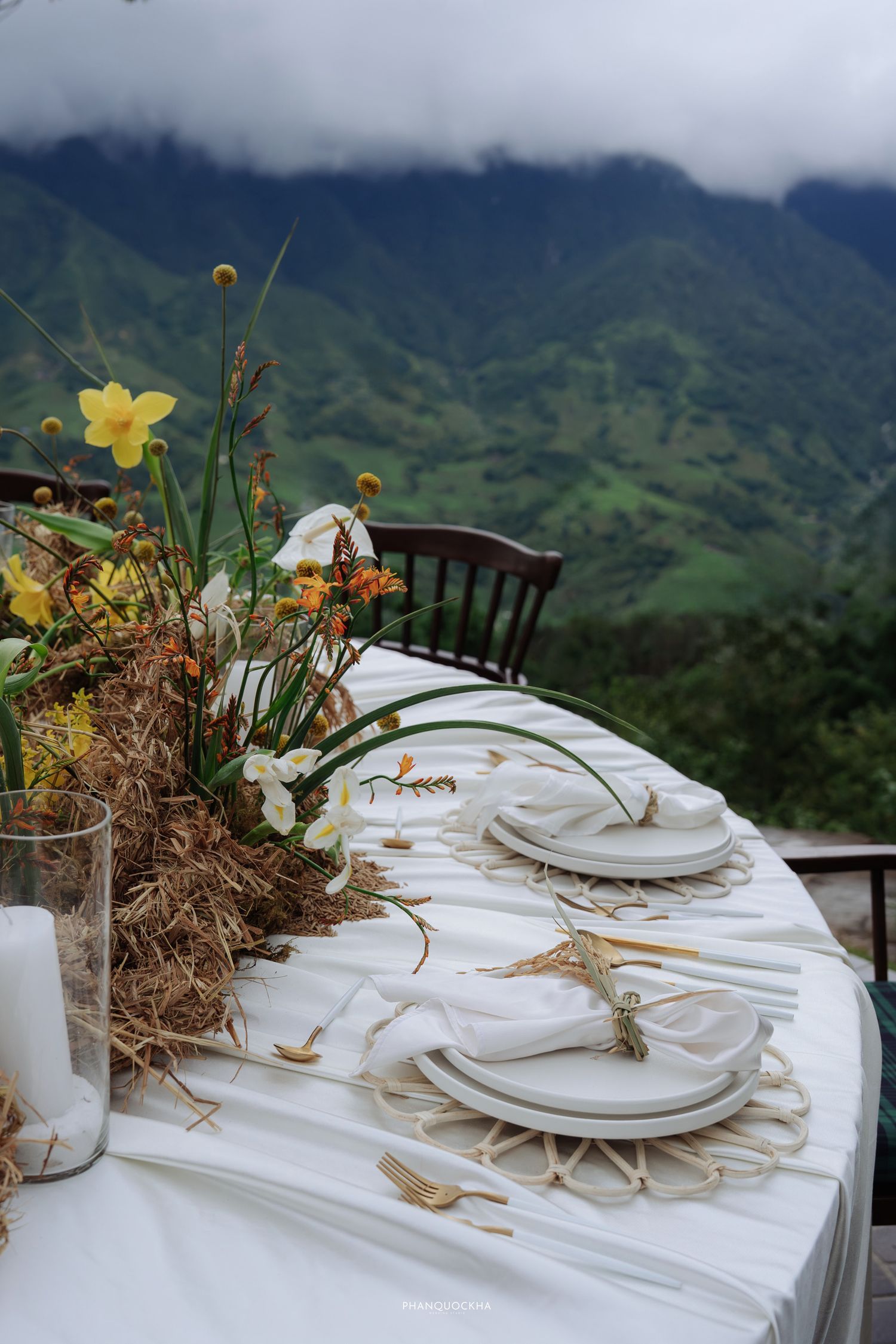 Elopement wedding couple in Sapa Vietnam