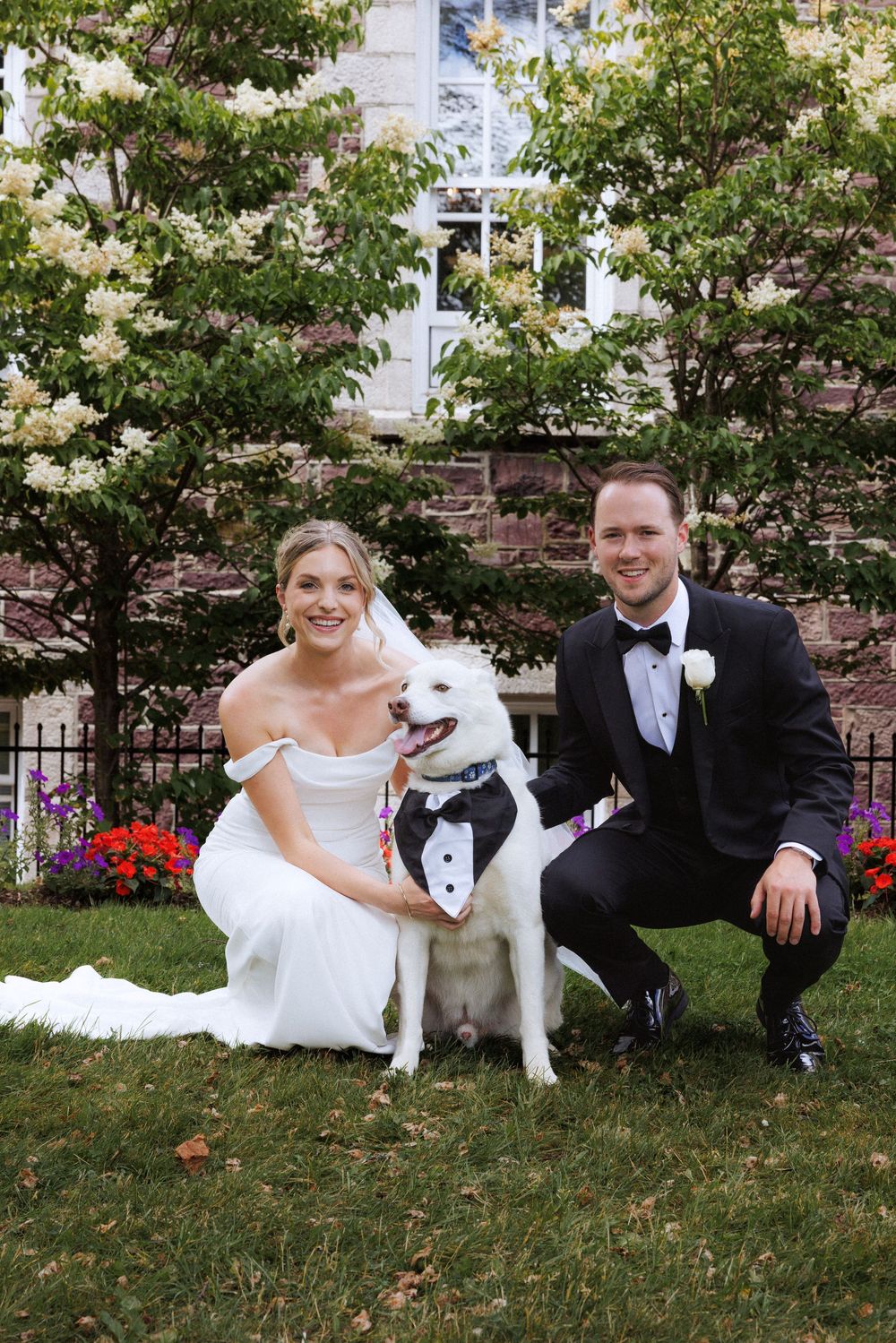 Candid family photos on the grounds of Government House during a downtown St. John's wedding captured by wedding photographer Kaitlyn Yvette