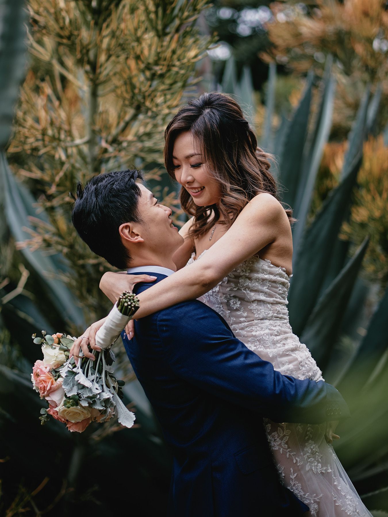 Pasadena Storrier-Stearns Japanese Garden wedding photo