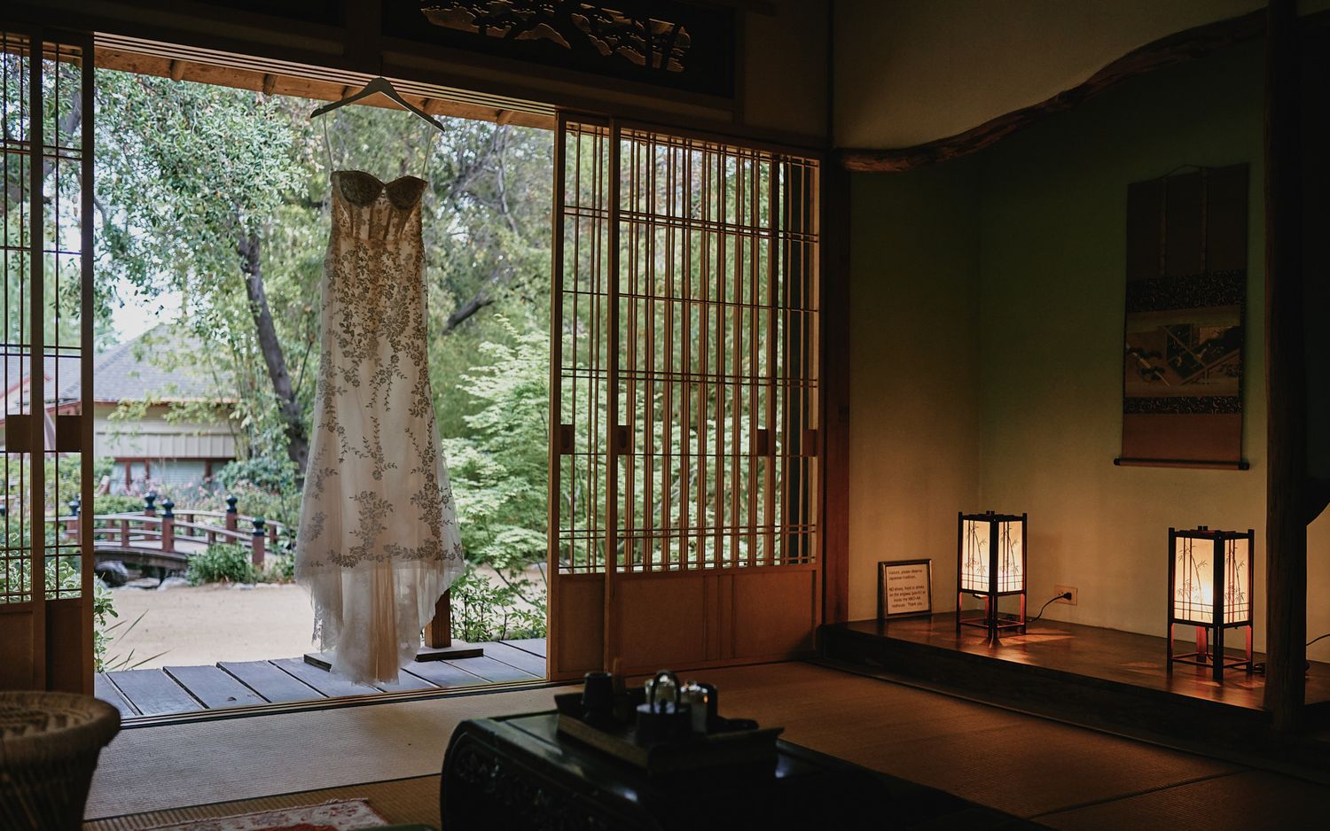 Pasadena Storrier-Stearns Japanese Garden wedding photo