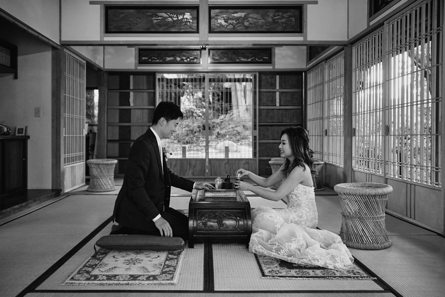 Pasadena Storrier-Stearns Japanese Garden wedding photo