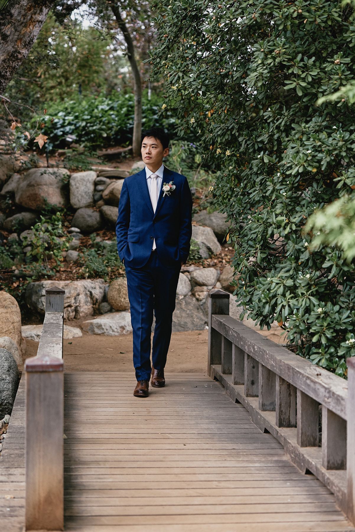Pasadena Storrier-Stearns Japanese Garden wedding photo