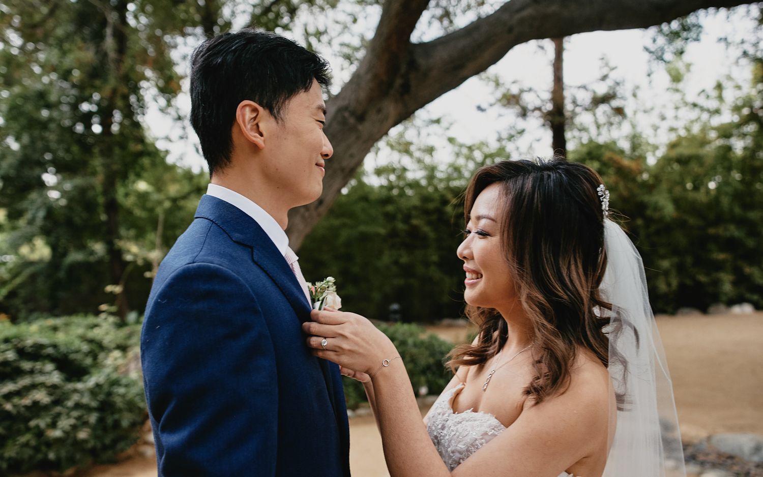 Pasadena Storrier-Stearns Japanese Garden wedding photo