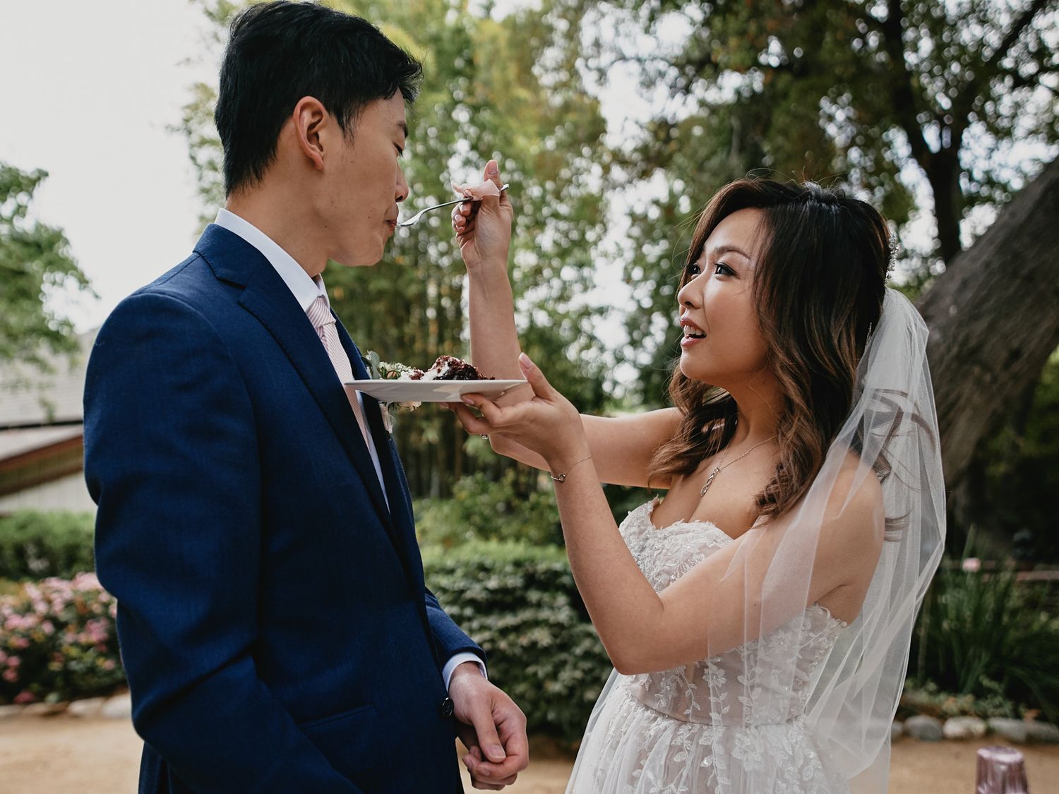 Pasadena Storrier-Stearns Japanese Garden wedding photo