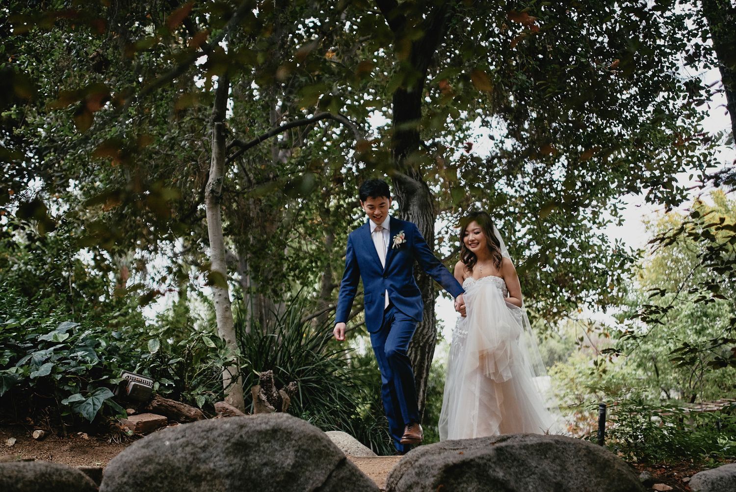 Pasadena Storrier-Stearns Japanese Garden wedding photo