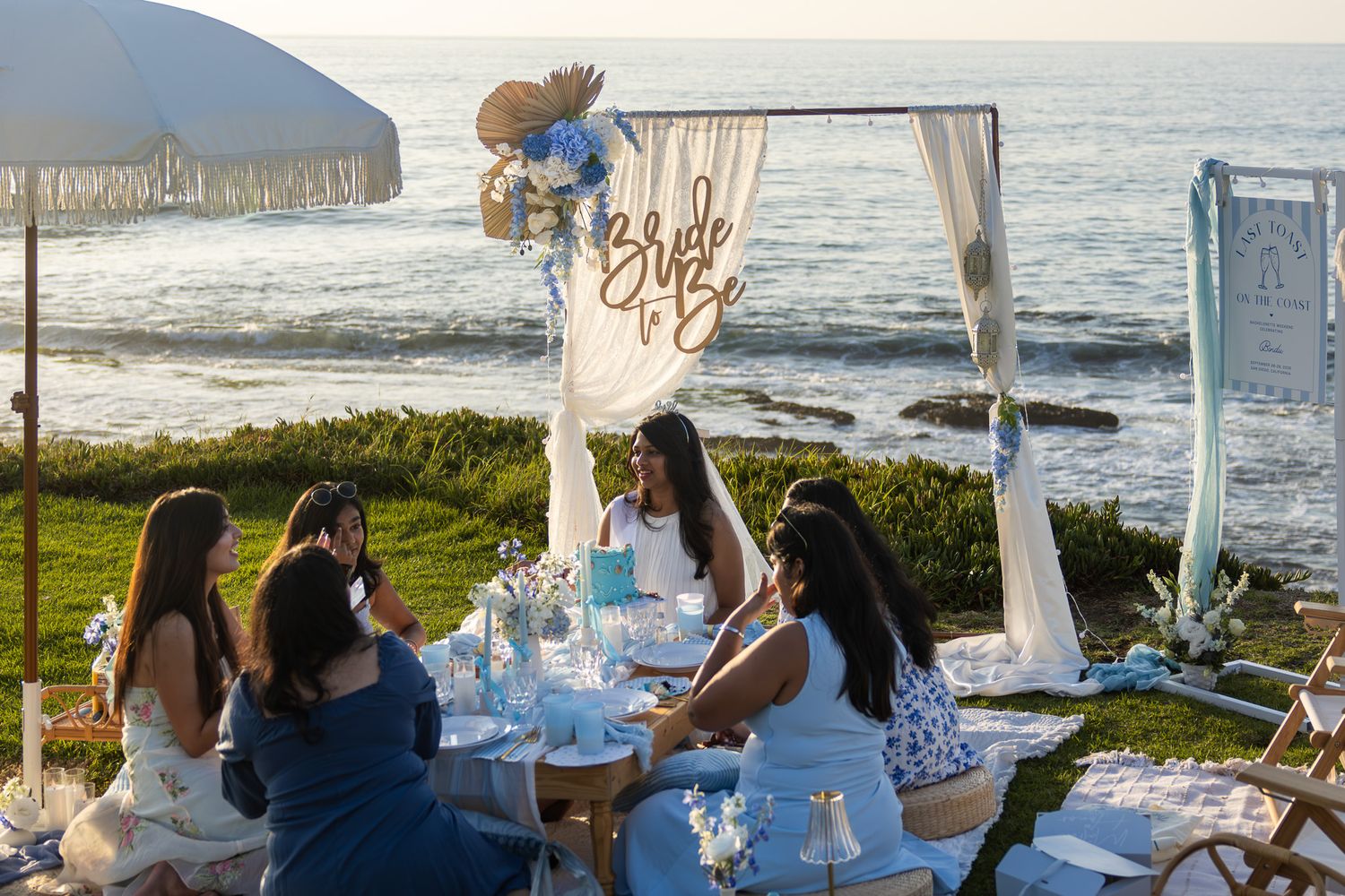 bride picnic