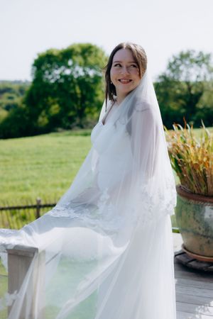 Wedding photographer capturing authentic moments.