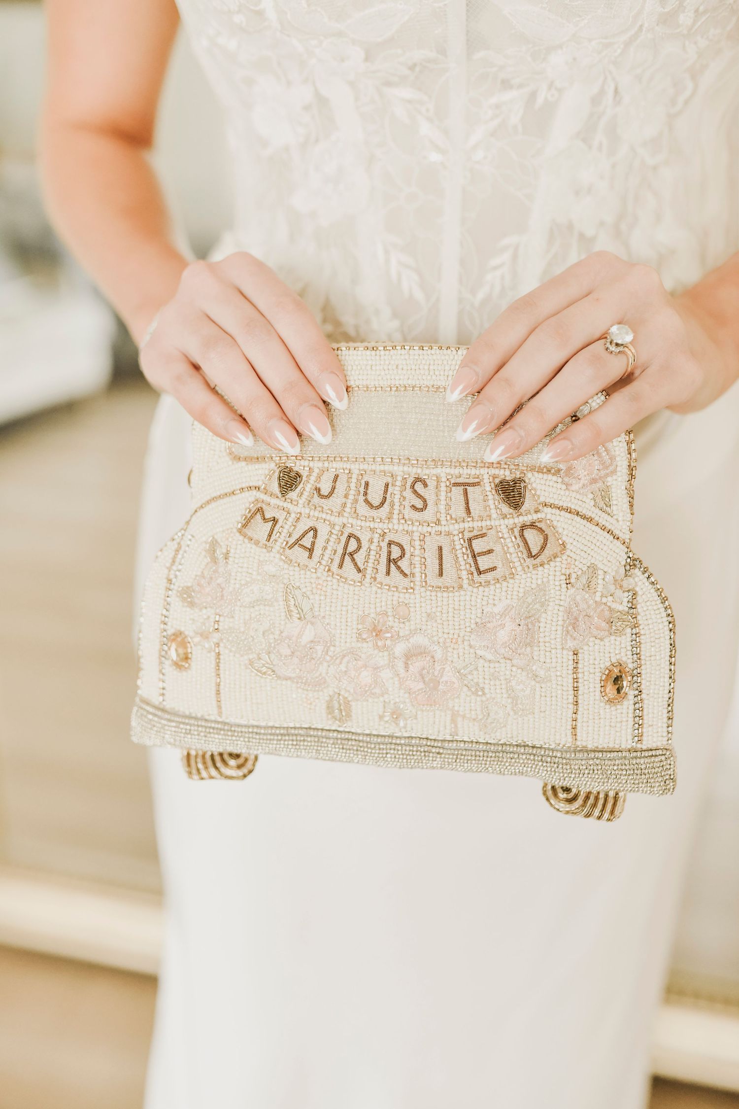 Bridal preparations before wedding ceremony in Texas