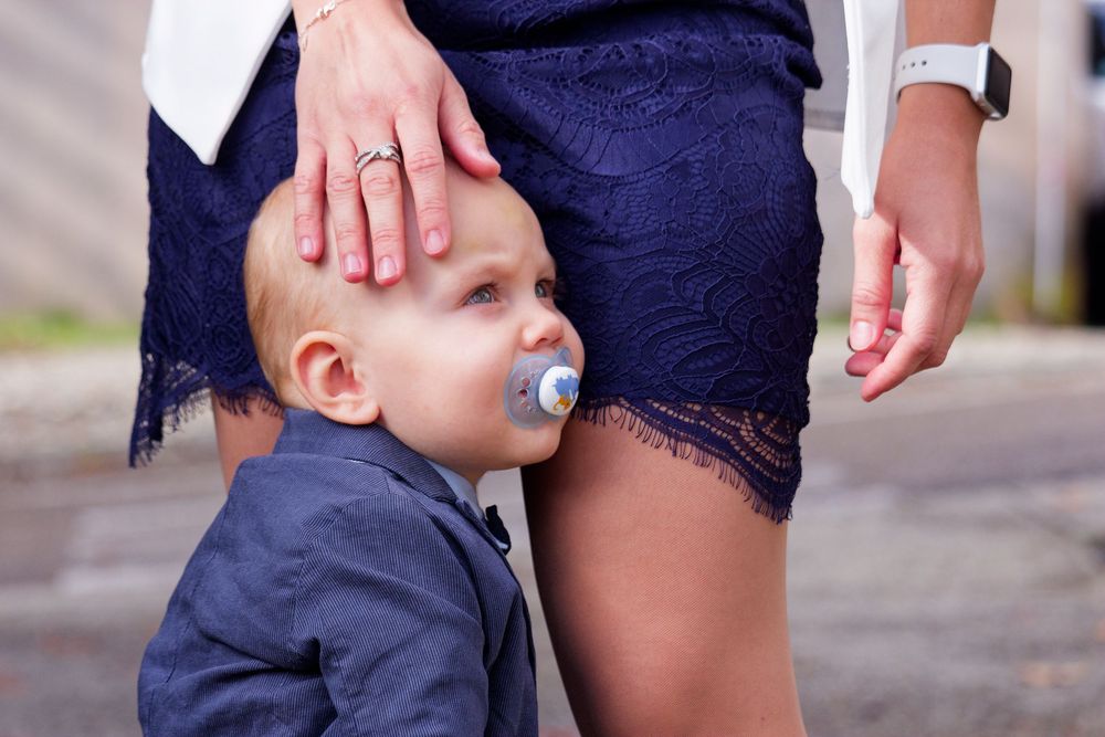 Photographie de baptême enfant à Lumbin