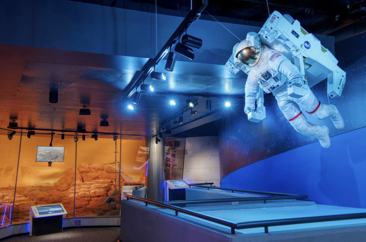 Astronaut display at the Denver Museum of Nature & Science