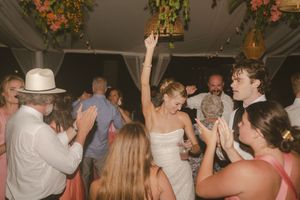 bride and groom dancing at Kauai wedding by Kauai Wedding Photographer