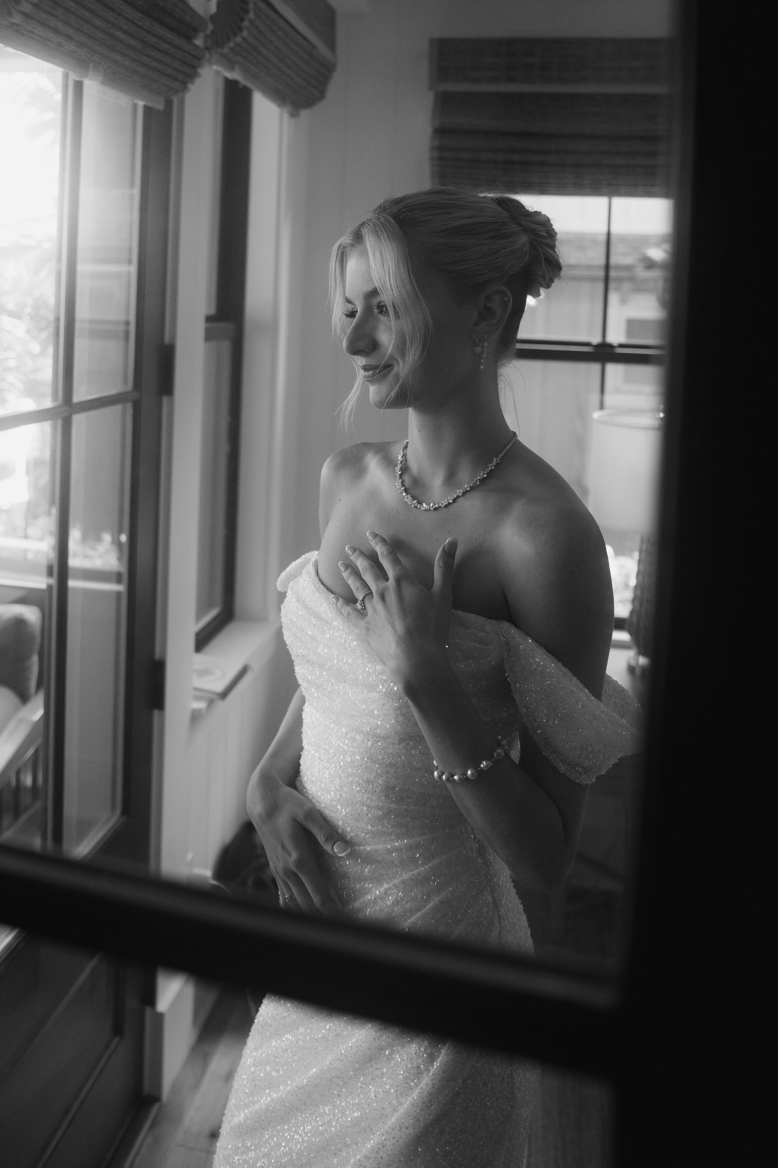 bride getting ready at kauai wedding by Kauai Wedding Photographer