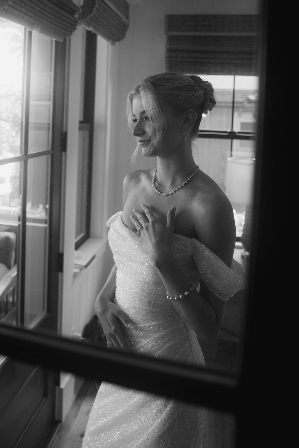 bride getting ready at kauai wedding by Kauai Wedding Photographer