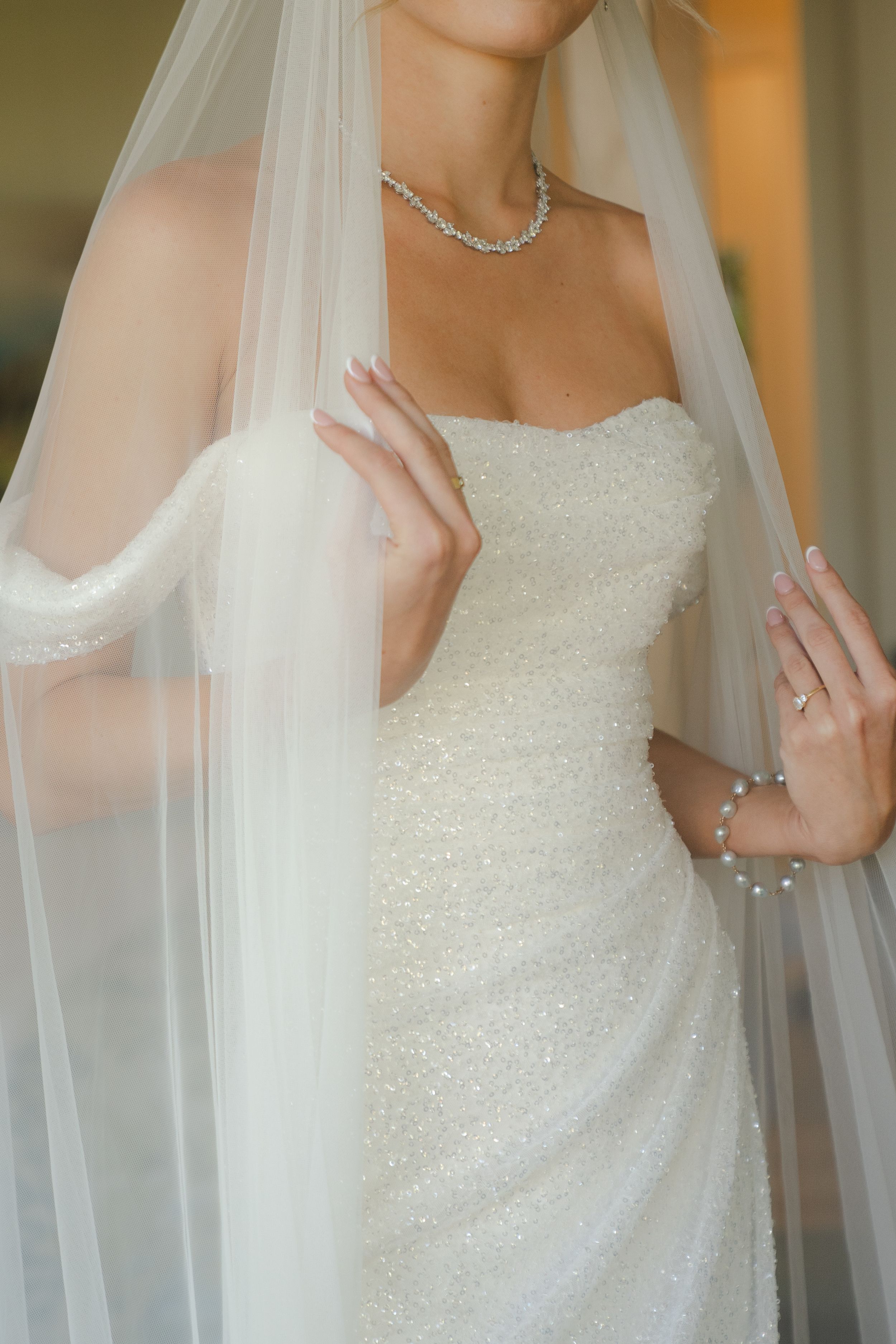 bride posing at kauai wedding by Kauai Wedding Photographer