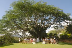 ceremony at Kukuiula Kauai wedding by Kauai Wedding Photographer