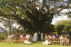 ceremony at Kukuiula Kauai wedding by Kauai Wedding Photographer