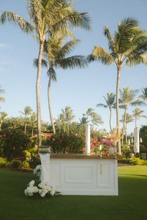bar at Kauai wedding by Kauai Wedding Photographer