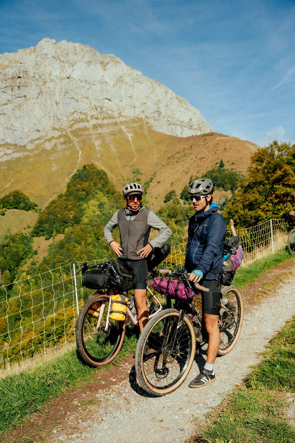 photo lors d'un bivouac de bikepacker