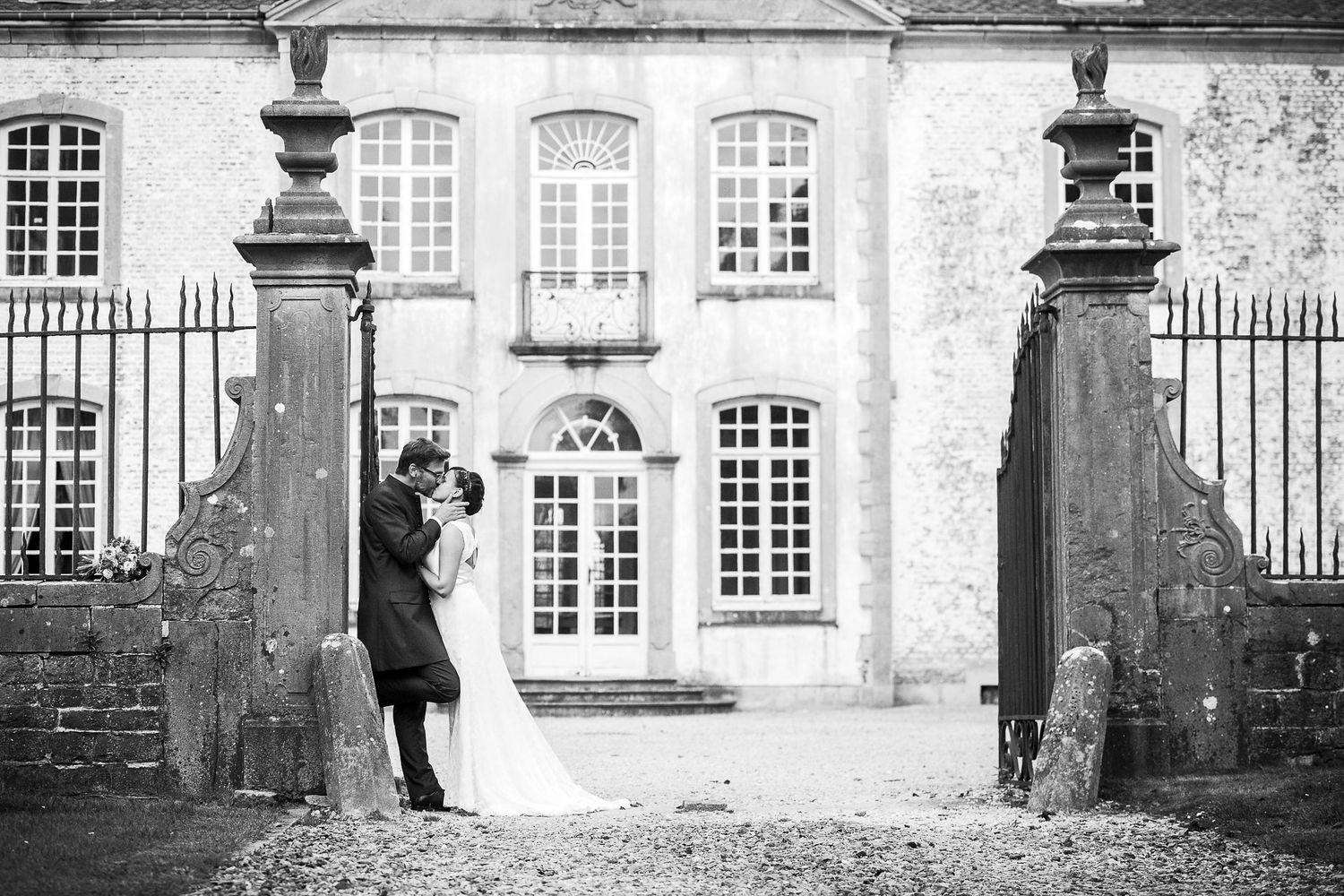 Les photos des mariés au Château de Deulin