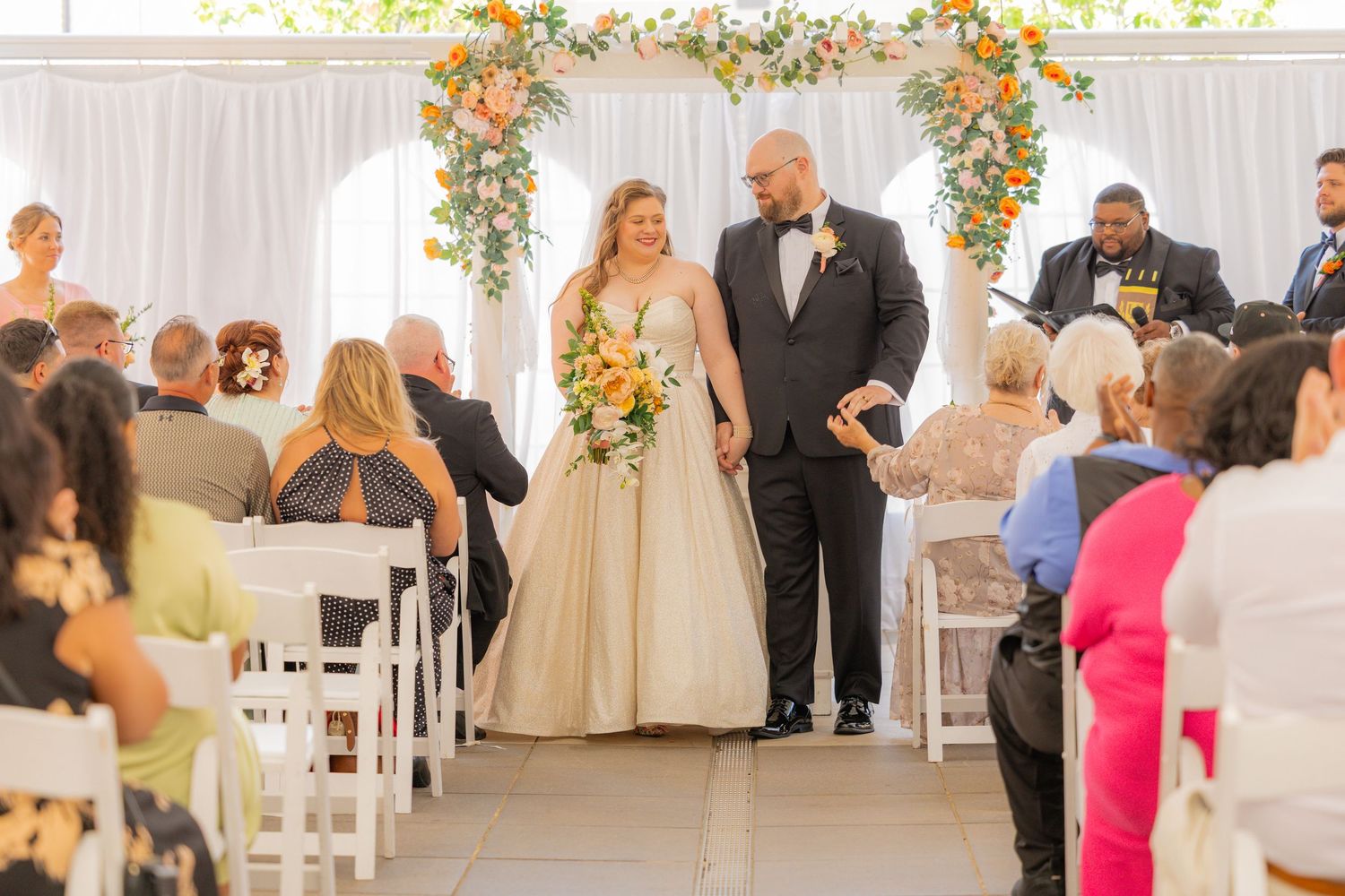 Ceremony at the H hotel in midtown michigan